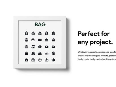 50 Bag Model v2 Glyph Icon