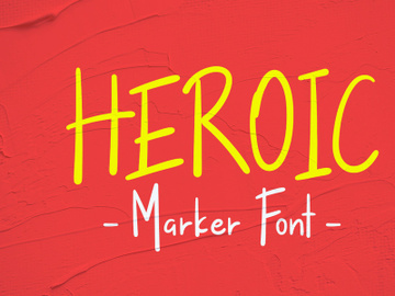 Free Heroic Handwritten Marker preview picture