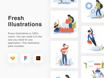 Fresh Illustrations preview picture