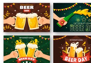 17 International Beer Day Illustration