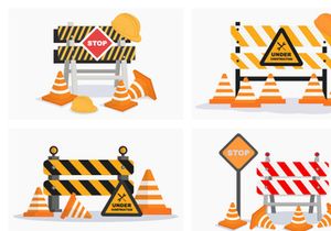 15 Under Construction Flat Design