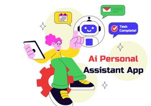 10 AI Personal Assistant App Illustration