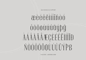 Valestra | Display Modern Serif