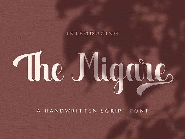 The Migare - Handwritten Font