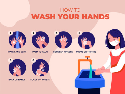 M97_Wash your hands Illustrations