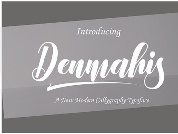 Denmahis Script Free Demo preview picture