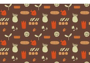 Summer Scandinavian Doodle Pattern