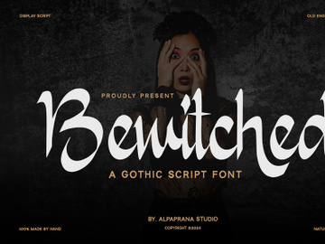 Bewitched - Gothic Script Font preview picture