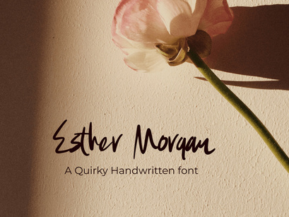 Esther Morgan - A Quirky Handwritten Font