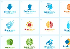 65+ Brain Logo Bundle