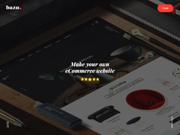 BAZU | Multi-Purpose Responsive E-commerce Template preview picture