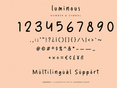 Luminous - Handwritten Font