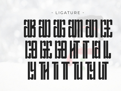 Snowman - Condensed Sans Serif