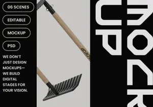 Iron Rake Mockup