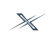 X Letter Logo Template vector icon