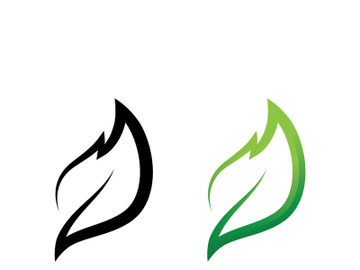 Ecology icon green leaf vector illustration design preview picture