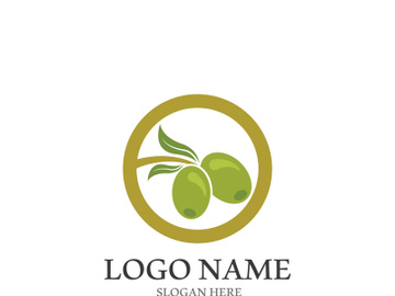 Extra virgin olive oil logo icon design vector illustration preview picture