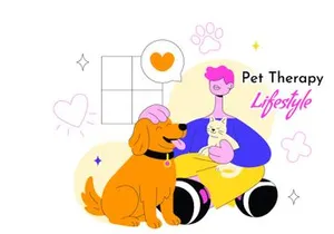 10 Pet Therapy Lifestyle Illustration