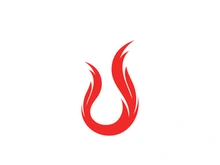 Fire Logo Template  Flame Symbol  Icon Vector