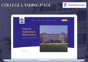 College Landing Page