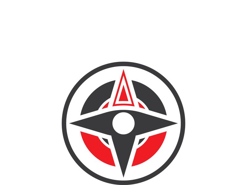 Compass logo template vector icon illustration design