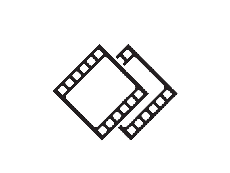 Abstract film icon illustration template