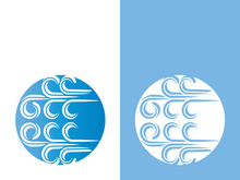 Wind icon vector illustration design template