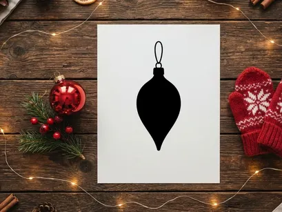 Hiasan ornamen Natal dengan bola gantung untuk musim liburan