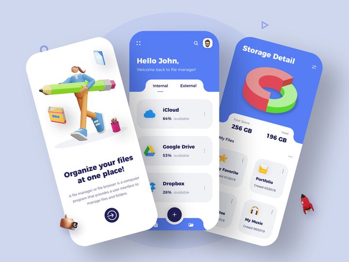 File Manager App Design
