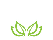 Green leaf ecology nature element vector icon