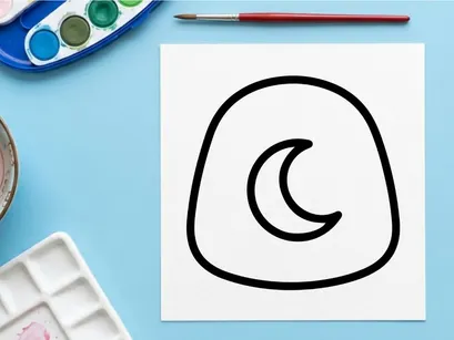 Ícone minimalista de símbolo de direitos autorais isolado em fundo branco. Sinal simples de marca registrada em preto para uso legal e comercial.
