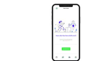 Cloud Market Mobile App UI