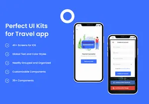 Travelo Travel app UI Kit