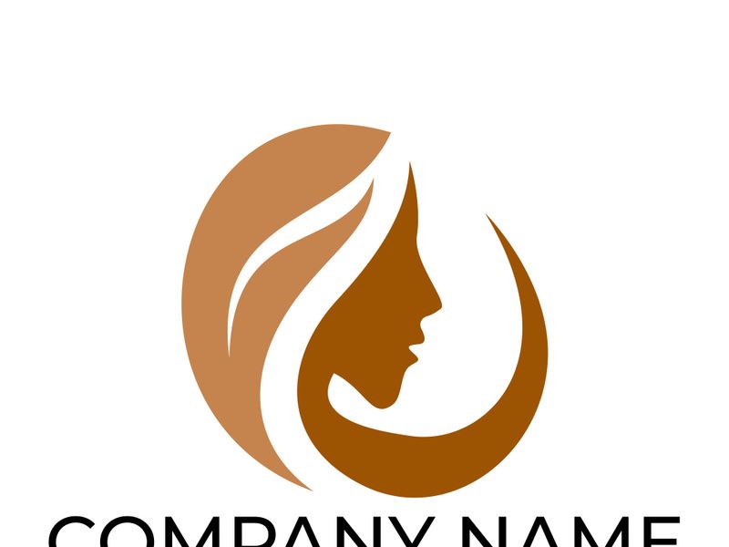 Green leaf logo design vector illustration