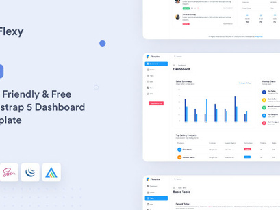 Flexy Free Bootstrap Admin Dashboard Template