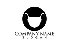 Face protection  Mask Vector logo. Medical Mask logo vector icon illustration design