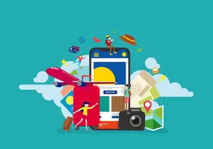 Travel Illustration vector