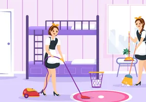 15 Professional Girl Maid Illustration