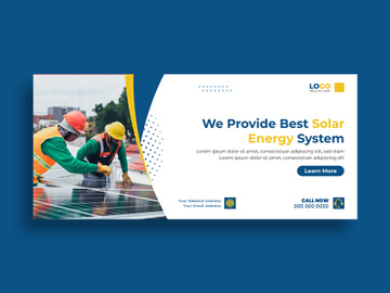 Solar Energy Facebook Cover Banner Ver-1 preview picture