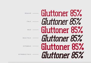 Gluttoner Vintage & Bold Slab Serif