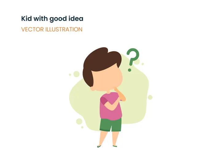Kid with good idea