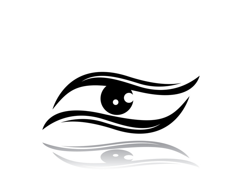 Branding Identity Corporate Eye Care vector logo design