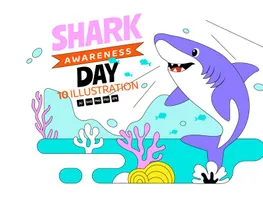 10 Shark Awareness Day Illustration preview picture