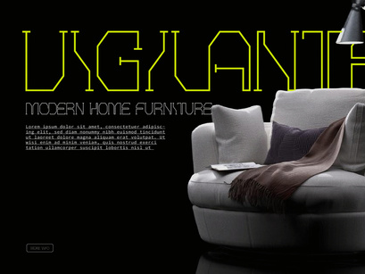 Lost Entity | Futuristic Geometric Font