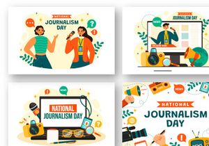 13 National Journalism Day Illustration