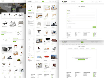 Shopper UI Kit Sketch Resource preview picture
