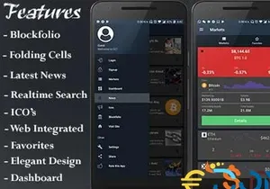 CryptoScope - Crypto Currency Tracker Android App | Blockfolio | ICO's | Admob Ads | Notifications | News v1.0