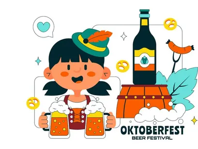 10 Oktoberfest Vector Illustration