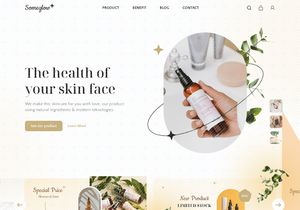 Someglow - Skincare Landing Page