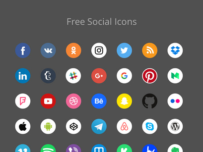 100 Free Social Icons